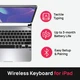 Клавиатура-чехол 12.9" Brydge для планшета iPad Pro 3rd 4th Gen Silver Б/В - изображение 3