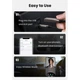 Bluetooth аудіо ресивер UGREEN CM309 Bluetooth Car Receiver Aux with Mic, Space Gray - зображення 8