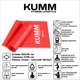 Резинка-лента 11кг 120х15смх0,55 см Kumm Красный - изображение 2
