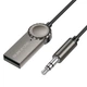 Bluetooth аудио ресивер BOROFONE BC56 Peaceful car AUX BT receiver with cable, Metal Gray - изображение 2