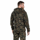 Тактическая флисовая кофта Helikon Patriot Mk2 Hybrid Fleece с капюшоном woodland S - изображение 4