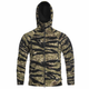 Тактична флісова кофта Helikon Patriot Mk2 Hybrid Fleece з капюшоном tiger stripe XS - зображення 1