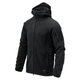 Тактическая флисовая кофта Helikon Patriot Mk2 Hybrid Fleece с капюшоном black черная XS - изображение 2