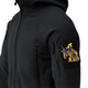 Тактическая флисовая кофта Helikon Patriot Mk2 Hybrid Fleece с капюшоном black черная XS - изображение 4