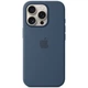 Силиконовый чехол CasePro Silicone Case with MagSafe Denim для iPhone 16 Pro - изображение 2