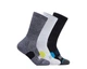 Шкарпетки Hoka Crew Run Sock 3-Pack 2024 46-50 White/Black/Grey (1092-195719090937) - зображення 1