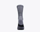 Шкарпетки Hoka Crew Run Sock 3-Pack 2024 46-50 White/Black/Grey (1092-195719090937) - зображення 3