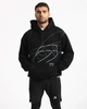 Худі BOXRAW Disciplined Thought/Action Oversized XL Чорне - изображение 1