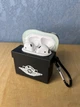 Чехол для наушников силиконовый в виде кроссовка для Apple AirPods 1 / 2 Светло-серый (1P13) - изображение 2