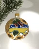 Іграшка на ялинку скляна новорічна ялинкова куля «Слава Україні» - изображение 2