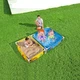 Каркасный квадратный детский бассейн с песочницей Bestway 561CF 213 x 122 x 30,5 см на 365 л - изображение 5