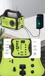 Ліхтар лампа GDPLUS GD-8076 сонячна система, Power Bank, радіо - зображення 2