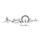 Временное тату Arley Sign Лондон (7021) 2шт. - изображение 1