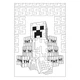 Раскраска YES Minecraft серия "Майнкрафт" А4 6 листов - изображение 6