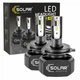 Светодиодные LED автолампы SOLAR H4 5000Lm CSP1860 40W 6000K 12-24v компл STM03332 - изображение 3