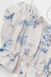 Топ H&M 1003481 XL білий квіти - изображение 2