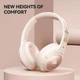 Бездротові bluetooth навушники LULE EL-GT2 з активним шумопоглинанням Pink - зображення 13