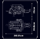Конструктор детский Mould King TECHNIC шестицилиндровый ДВИГАТЕЛЬ W16 серый 952 деталей (10131) - изображение 8