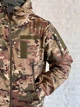 Куртка тактична тришарова утеплена SoftShell осінь/зима мультикам L (50) - изображение 4