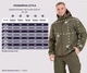 Чоловіча тактична куртка Eagle Soft Shell JA-23 на флісі M Green Olive (JDT-0845330) - зображення 3