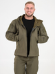 Мужская тактическая куртка Eagle Soft Shell JA-23 на флисе 4XL Green Olive (JDT-0845335) - изображение 8