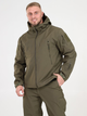 Чоловіча тактична куртка Eagle Soft Shell JA-23 на флісі 2XL Green Olive (JDT-0845333) - зображення 7