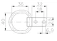 Петля кріплення вантажу NB Parts тип ZBF 50-1 11002533 - зображення 2