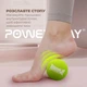 Масажний силіконовий м'яч PowerPlay PP-4354 Silicone Lacrosse Ball (6.3см.) Зелений - изображение 7