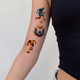 Набір "Футбол №1" із 10 дитячіх тимчасових тату по 12*7 см (football-tattoo-mini-set-1-10) - зображення 3