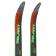 Беговые лыжи 110 см детские в комплекте с палками Zelart SK-0881-110B цвет черный-салатовый-оранжевый - изображение 5