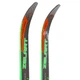 Детские беговые лыжи 120 см в комплекте с палками Zelart SK-0881-120B цвет черный-салатовый-оранжевый - изображение 11