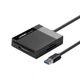 Кардрідер UGREEN CR125 USB 3.0 4 в 1 SD/TF/CF/MS 0.5 м Black - зображення 1