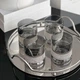 Склянка Glassware з камінцями чорна 320 мл 1 шт. (slyg-21) - зображення 3