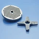 Ніж та решітка для м'ясорубки Bosch Compact Power MFW3X14W, MFW3X15W, MFW3X18W, MMWPL3003 3мм нержавійка дрібна паштетна - зображення 8