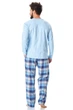 Чоловіча піжама з бавовни MNS 615 B23 Key 2XL blue (6000006101705) - зображення 2