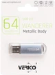 Флеш память USB Verico Wanderer 64GB USB 2.0 Sky Blue (1UDOV-M4SE63-NN) - изображение 2