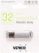 Флеш память USB Verico Wanderer 32GB USB 2.0 Silver (1UDOV-M4SR33-NN) - изображение 2