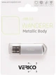 Флеш память USB Verico Wanderer 8GB USB 2.0 Silver (1UDOV-M4SR83-NN) - изображение 2