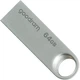 Флеш память USB Goodram UNO3 64GB USB 3.2 Gen1 Steel (UNO3-0640S0R11) - изображение 1