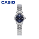 Женские часы Casio модель LTP-V002D-2B3 представлены в синем цвете с элементами из серебристого металла. - изображение 7