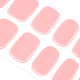 Набор гелевых наклеек для ногтей твердеющие в УФ лампе 60 секунд Nail Gel наклейки для маникюра Розовый нюд (YV-8106) - изображение 2