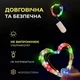 Светодиодная гирлянда Роса 3 метра на батарейках GarlandoPro 30 led лампочек нить на зеленом проводе IP65 мультиколор - изображение 7