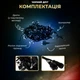 Вулична гірлянда бахрома 12 м 200 led чорний провід Мультиколір (XIT-12MBML) - зображення 3