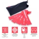 Набор эспандеров-резинок Fitnessguma 5шт с разным уровнем сопротивления Красный - изображение 3