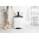 Бак для сміття з педаллю Brabantia Bo Pedal Bin 2х30 л білий 211447 (00800910) - зображення 8