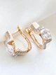 Золоті сережки AiR GOLD 700383-2с - изображение 6