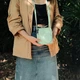 Чохол для фотоапарата Fujifilm Instax Mini 12 Mint Green / М'ятно-зелений / підходить до камери Mini 9/11/12 - изображение 8