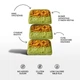 Батончики Spacefood Space Bite Protein Bar Mango Matcha, 10*45 грамм - изображение 4