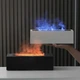 Увлажнитель воздуха, портативный аромадифузор с имитацией огня Kinscoter H3 Nordic Style Flame 200 мл, White - изображение 4