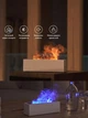 Увлажнитель воздуха, портативный аромадифузор с имитацией огня Kinscoter H3 Nordic Style Flame 200 мл, White - изображение 5
